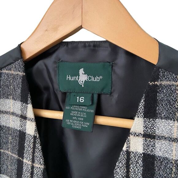 Vintage Hunt Club Plaid Vest in Men's Size 16 - Picture 8 of 8